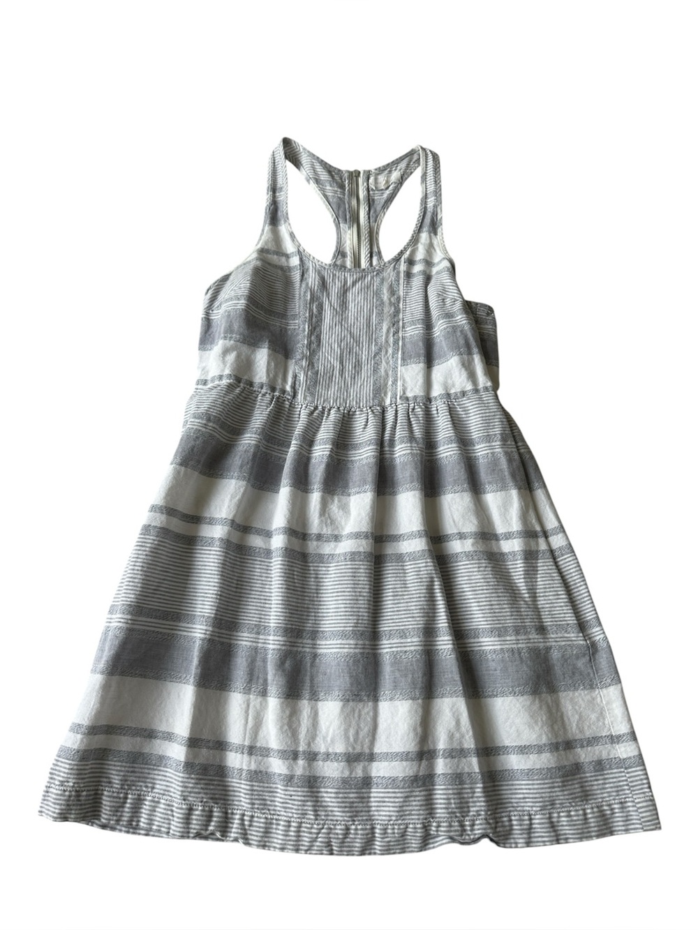 Lou & Grey Striped Linen Blend Racerback Dress